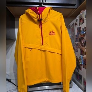 Marmot Yellow Hooded Active  Anorak  Jacket Men Medium